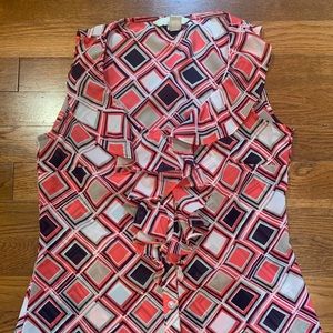 Banana Republic Geometric - Button Down Blouse